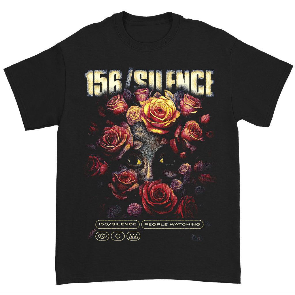 156/Silence - Flower T-Shirt Hoodie, Sweatshirt | PureTeeCo.com (Image 2)