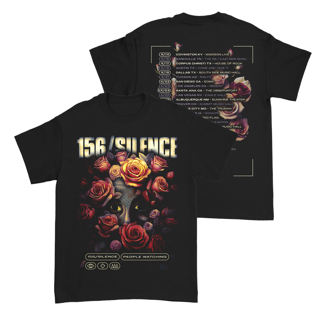 156/Silence - Flower T-Shirt Hoodie, Sweatshirt | PureTeeCo.com (Image 1)