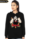 Popeye The Sailor Man Black T-Shirt Hoodie, Sweatshirt | PureTeeCo.com