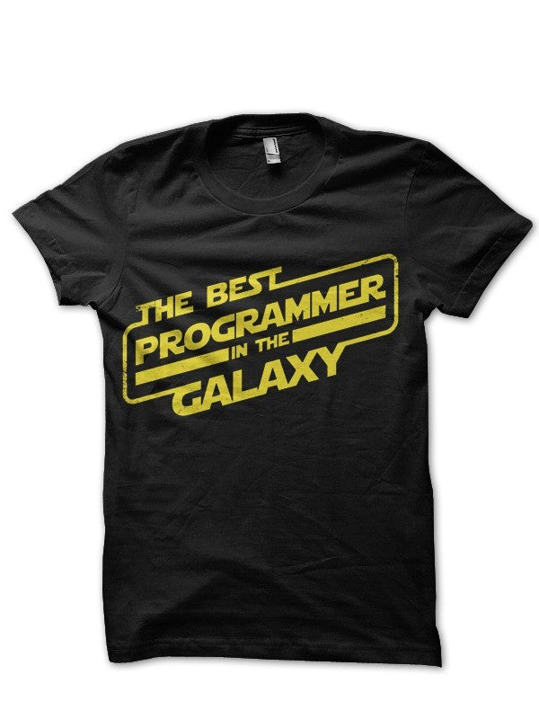 Best Programmer In The Galaxy Black T-Shirt Hoodie, Sweatshirt | PureTeeCo.com