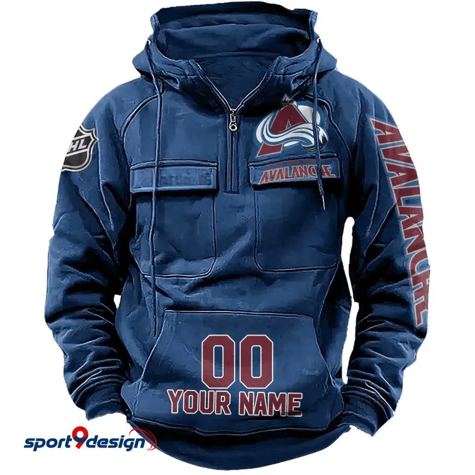 Colorado Avalanche Vintage Men Hoodie