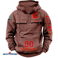 Calgary Flames Vintage Men Hoodie
