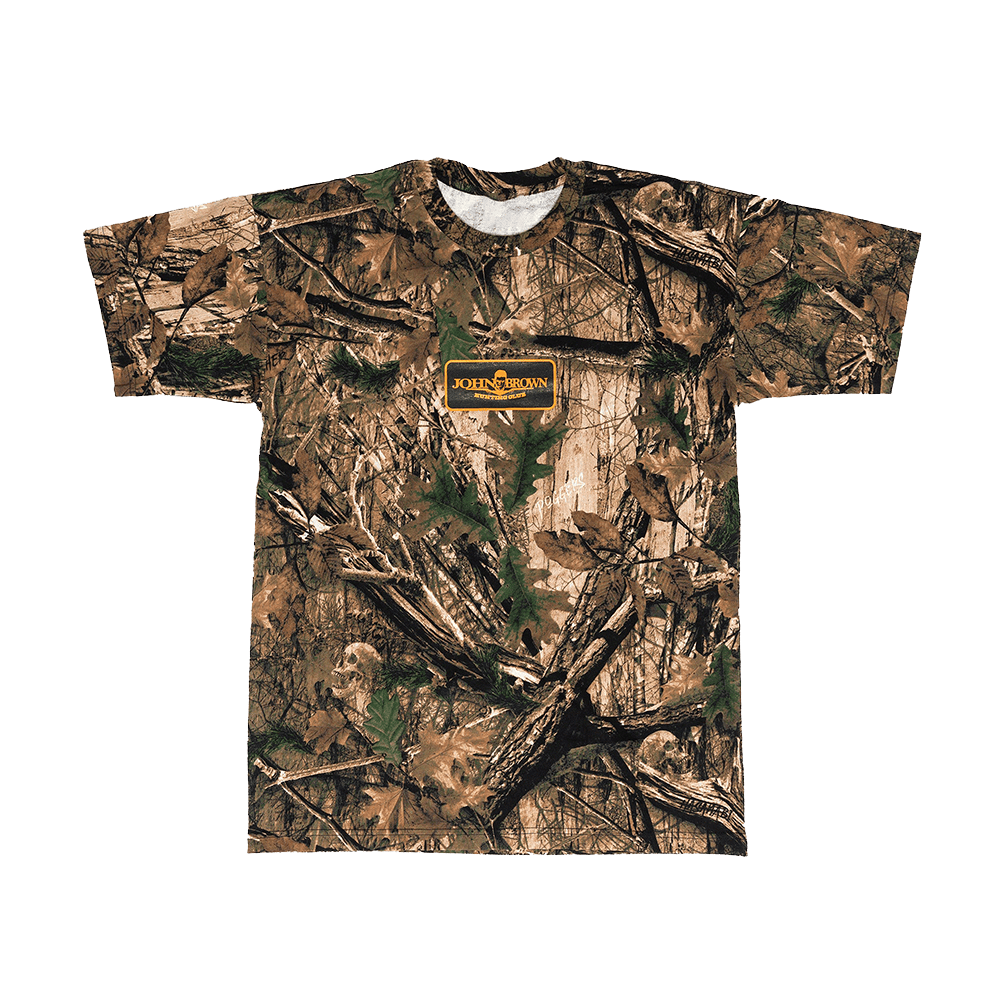 Hasan Piker Merch John Brown Hunting Club Camo T-Shirt Hasanabi Merch Dad Father's Day Gifts Hoodie, Sweatshirt (Image 2)
