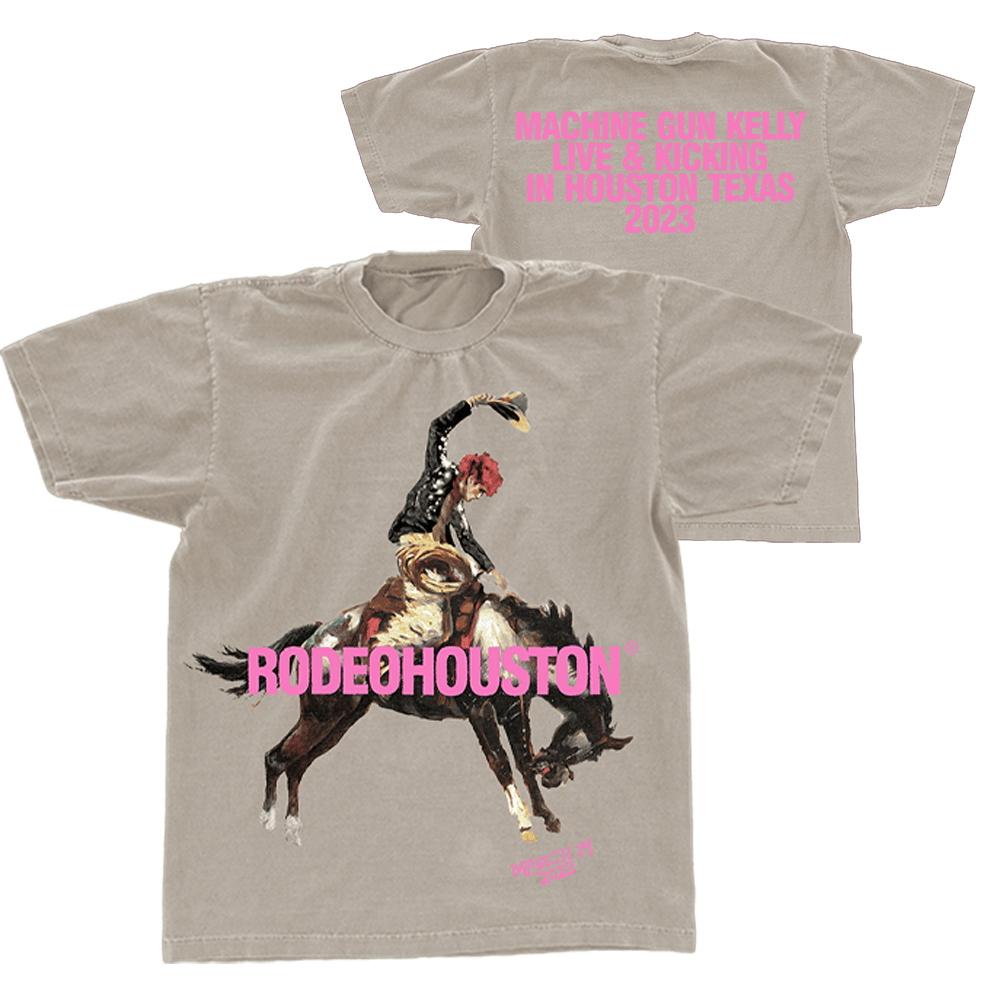MGK Merch Cowboy Rodeohouston T-Shirt Machine Gun Kelly Merch Great Father's Day Presents Hoodie, Sweatshirt | PureTeeCo.com
