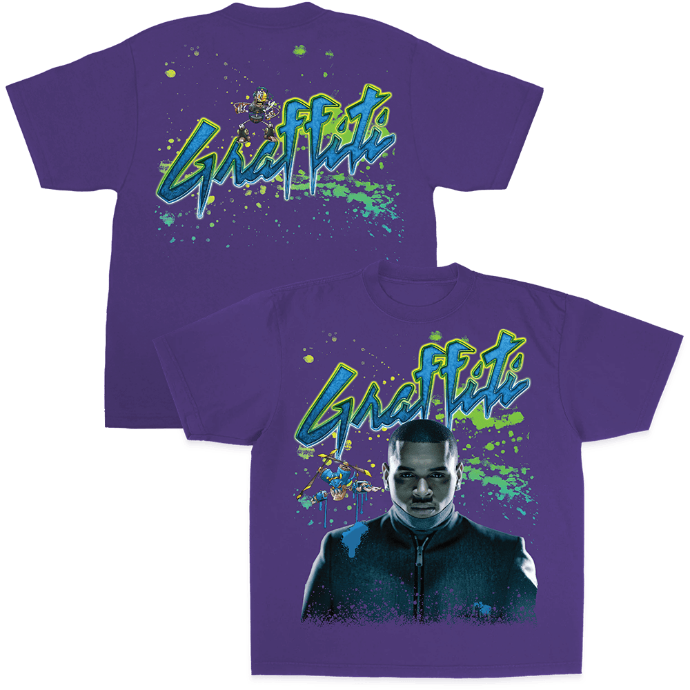 Chris Brown Merch Graffiti Limelight S'S Shirt Chris Brown T-Shirt Father's Day Presents For Son Hoodie, Sweatshirt