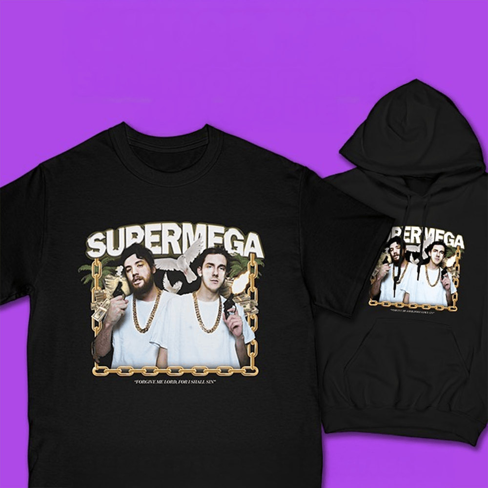 SuperMega Merch Supermega Forgive Me Lord For I Shall Sin T-Shirt Awesome Father's Day Gifts Hoodie, Sweatshirt