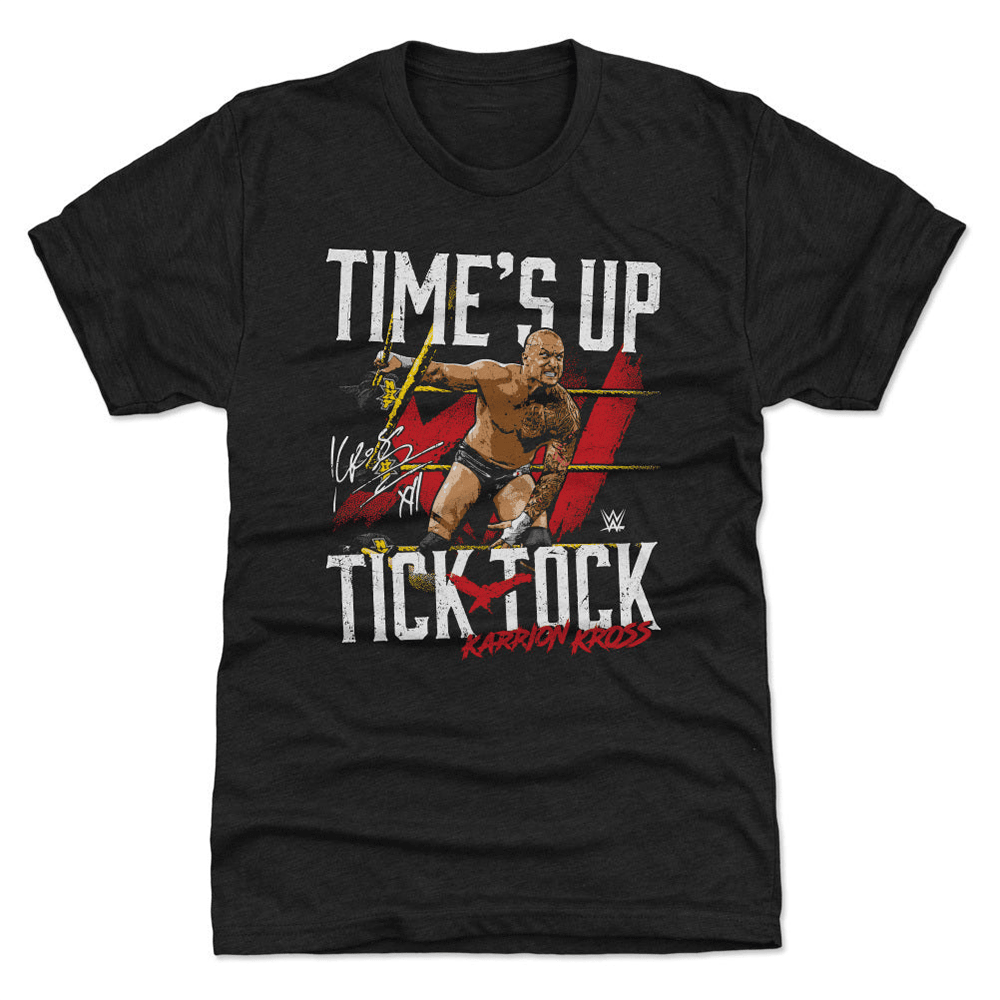Karrion Kross Shirt Time's Up Tick Tock Karrion Kross Merch Father's Day Gifts For Son In Law Hoodie, Sweatshirt