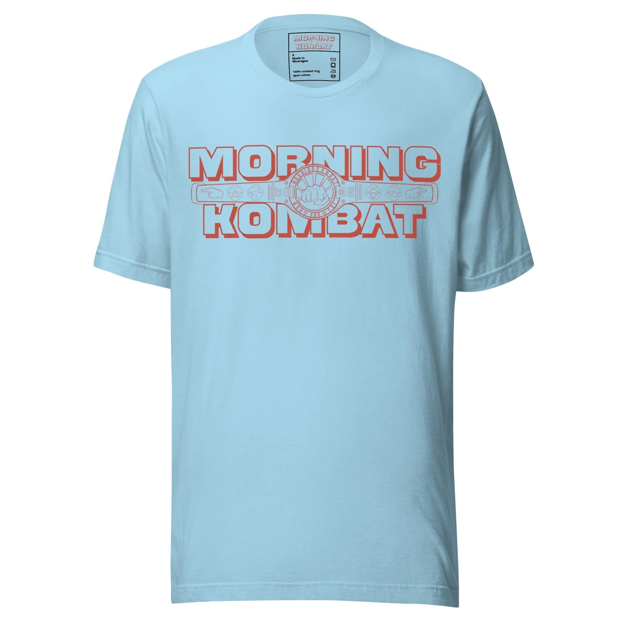Morning Kombat Merch Blue Morning Kombat T-Shirt Meaningful Father's Day Gifts Hoodie, Sweatshirt | PureTeeCo.com