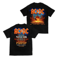 ACDC Merch Pittsburgh Pwr Up Tour T-Shirt Music Gift Ideas For Guys Hoodie, Sweatshirt | PureTeeCo.com
