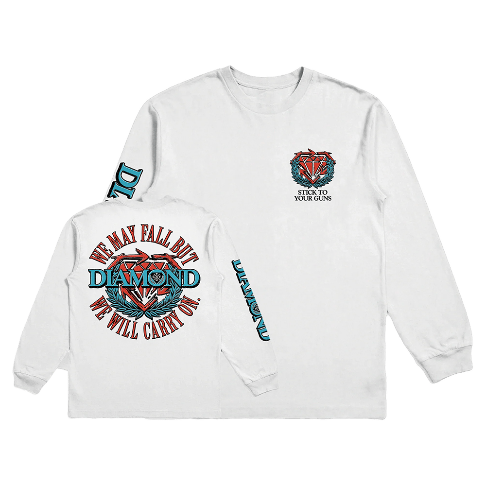 STYG Diamond Long Sleeve Shirt Stick To Your Guns Merch Gift Idea for Dad Band Merch Hoodie, Sweatshirt | PureTeeCo.com
