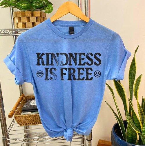 #175 - Kindness is Free - Print Unisex Crew neck Tee T-shirt Hoodie, Sweatshirt | PureTeeCo.com