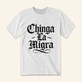 Antifascist Clothing Merch Chinga La Migra Shirt Gift Ideas For Boyfriend Hoodie, Sweatshirt | PureTeeCo.com