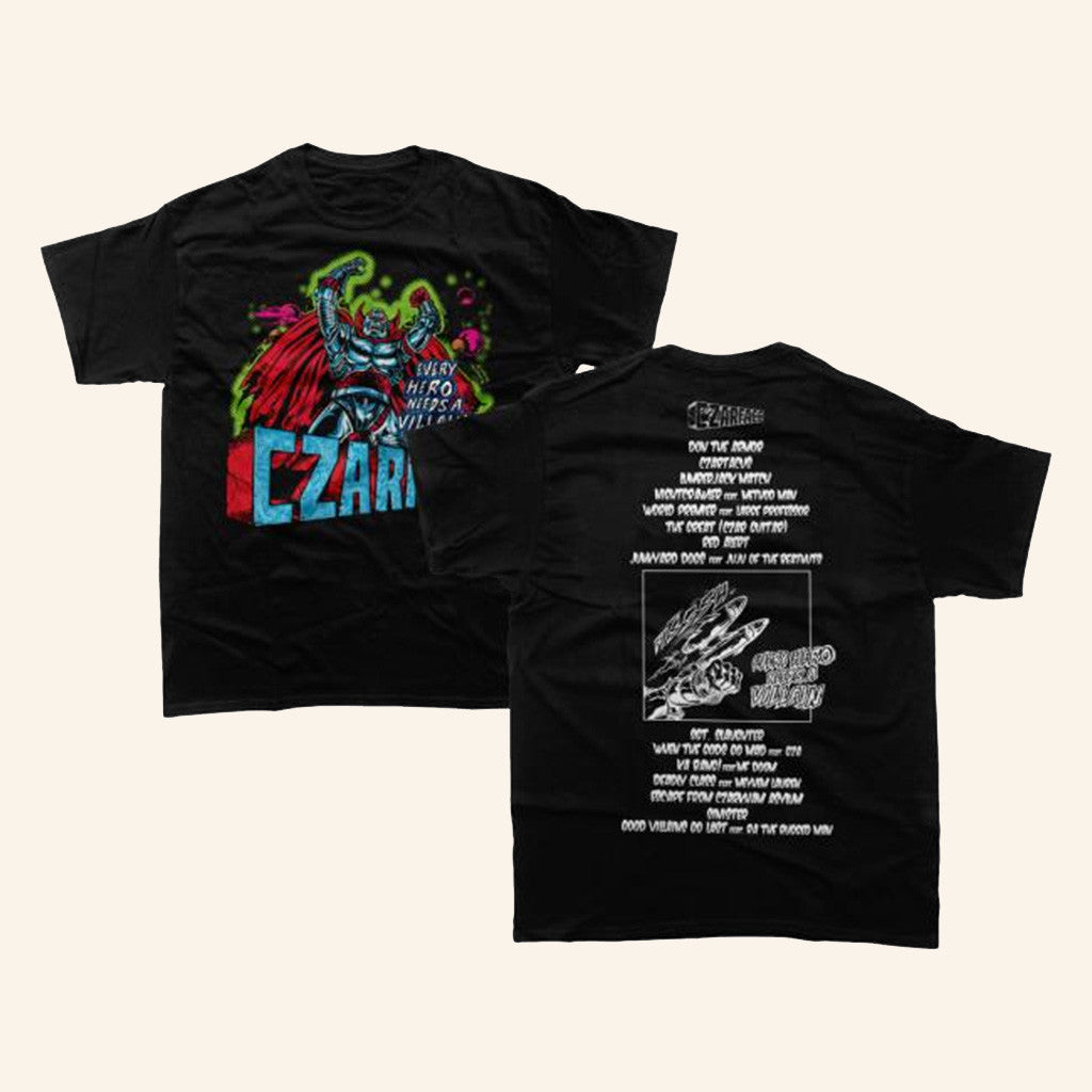 Get On Down Merch Every Hero Needs A Villain Lp T-Shirt Gifts For Husband Hoodie, Sweatshirt | PureTeeCo.com