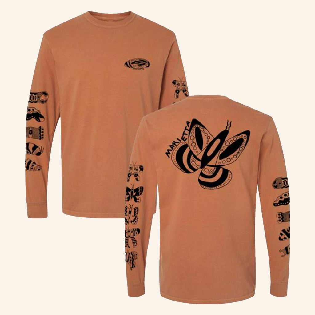Merch In Merch Marietta Butterfly Long Sleeve T-Shirt Best Birthday Gift For Wife Hoodie, Sweatshirt | PureTeeCo.com