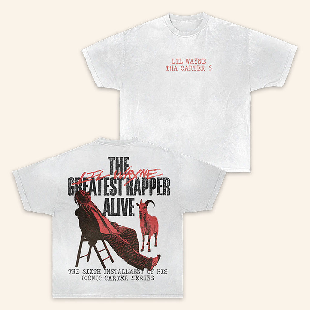 Lil Wayne Merch Tgra White T-Shirt Gifts For Music Fans Hoodie, Sweatshirt | PureTeeCo.com