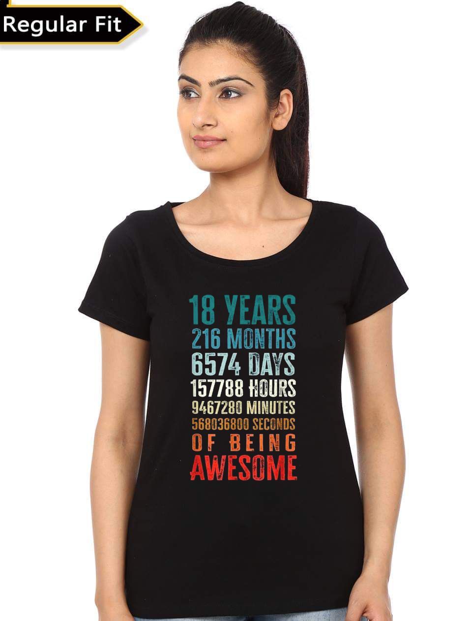 18 Years Of Beign Awesome Birthday T-Shirt Hoodie, Sweatshirt | PureTeeCo.com
