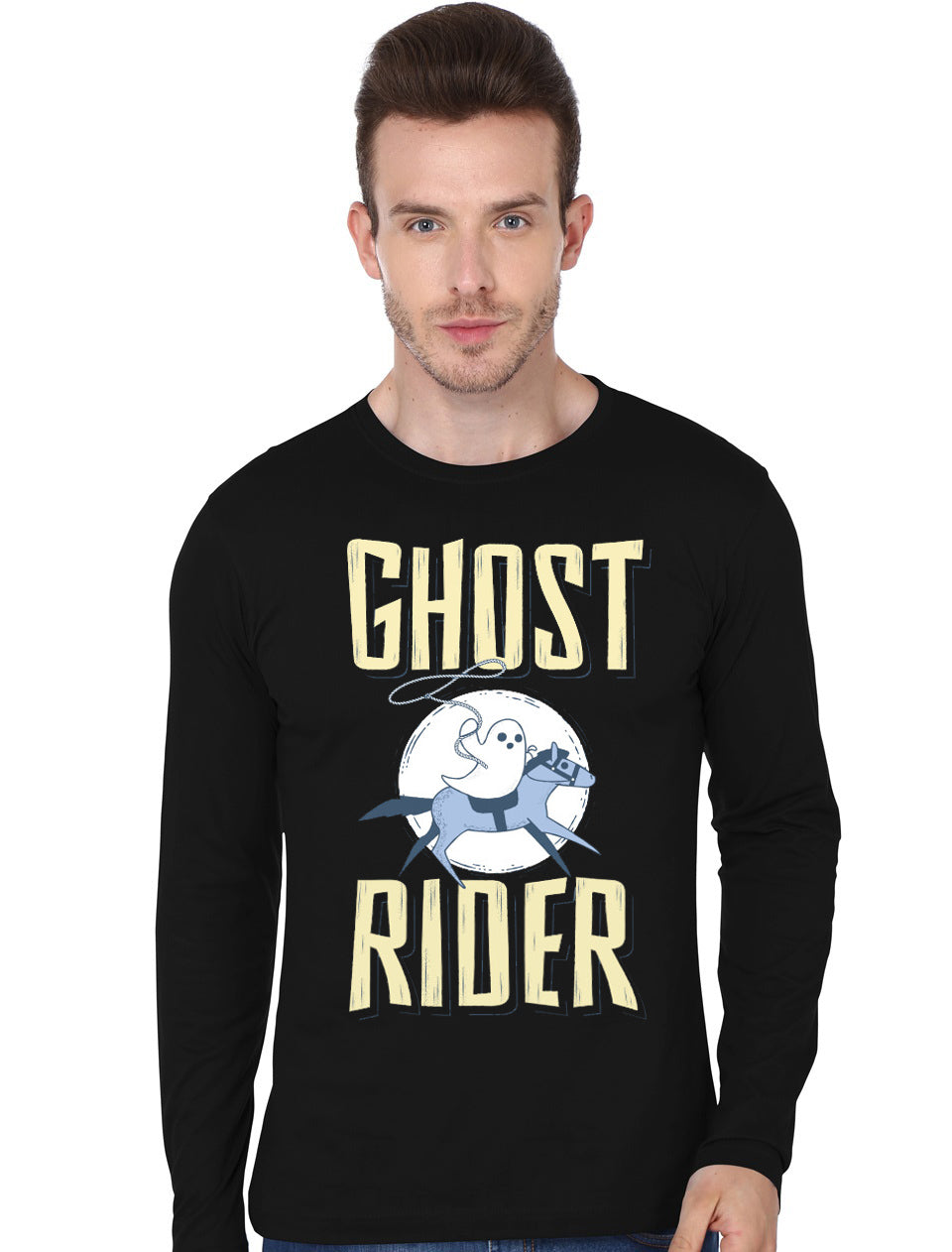 The Ghost Rider Full Sleeve T-Shirt Hoodie, Sweatshirt | PureTeeCo.com