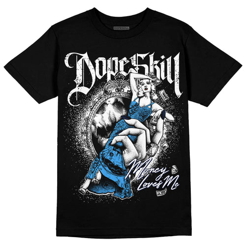 AJ Spizike White Obsidian DopeSkill T-Shirt Money Loves Me Graphic Hoodie, Sweatshirt | PureTeeCo.com (Image 2)