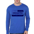 Uncharted Royal Blue Full Sleeve T-Shirt Hoodie, Sweatshirt | PureTeeCo.com