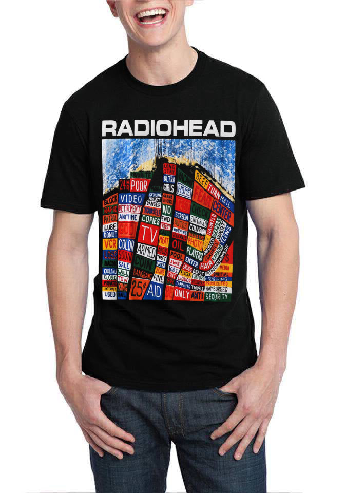 Radiohead Black T-Shirt Style001 Hoodie, Sweatshirt | PureTeeCo.com