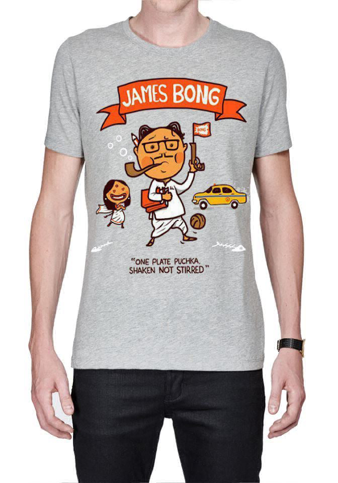 James Bong Grey T-Shirt Hoodie, Sweatshirt | PureTeeCo.com