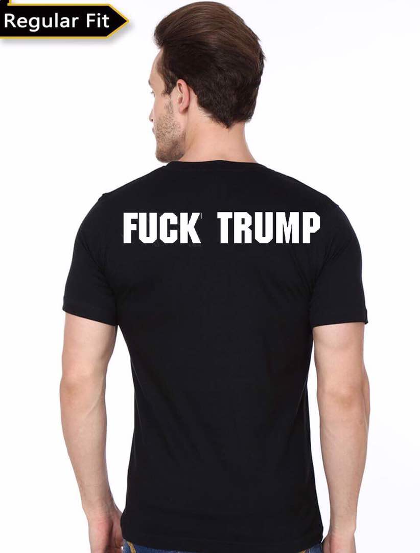 Fuck Trump Black T-Shirt Hoodie, Sweatshirt | PureTeeCo.com