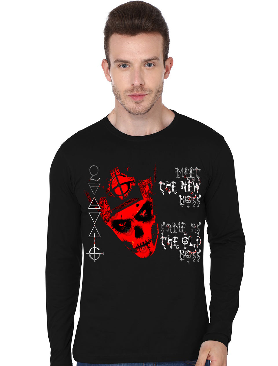 SKULL MASK Full Sleeve T-Shirt Hoodie, Sweatshirt | PureTeeCo.com