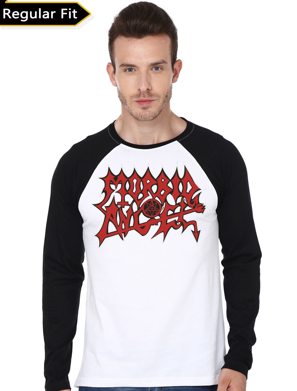 Morbid Angel Raglan T-Shirt Hoodie, Sweatshirt | PureTeeCo.com