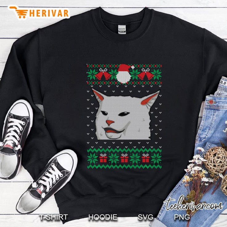 Cat Ugly Christmas Sweater Version2