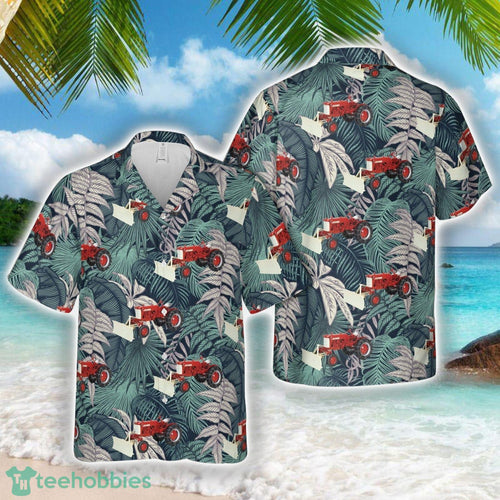 1958 Farmall Cub Tractor with Blade & Chains Hawaiian Shirt Beach Shirt