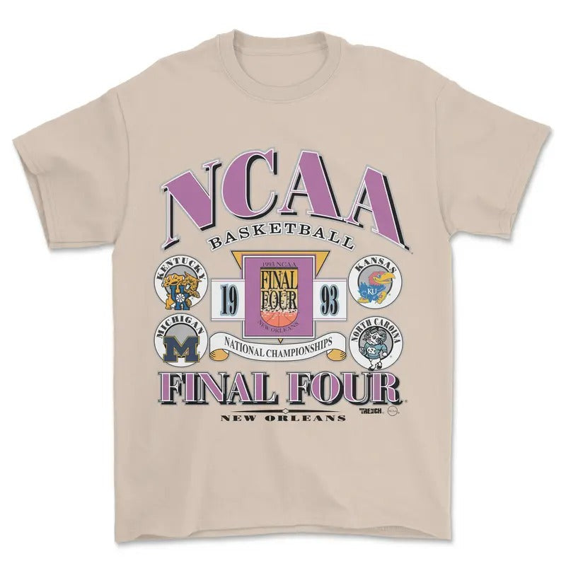 1993 NCAA Basketball Final Four T-Shirt, Retro Style College Shirt, Graphic Vintage Sports Tees for men Hoodie, Sweatshirt