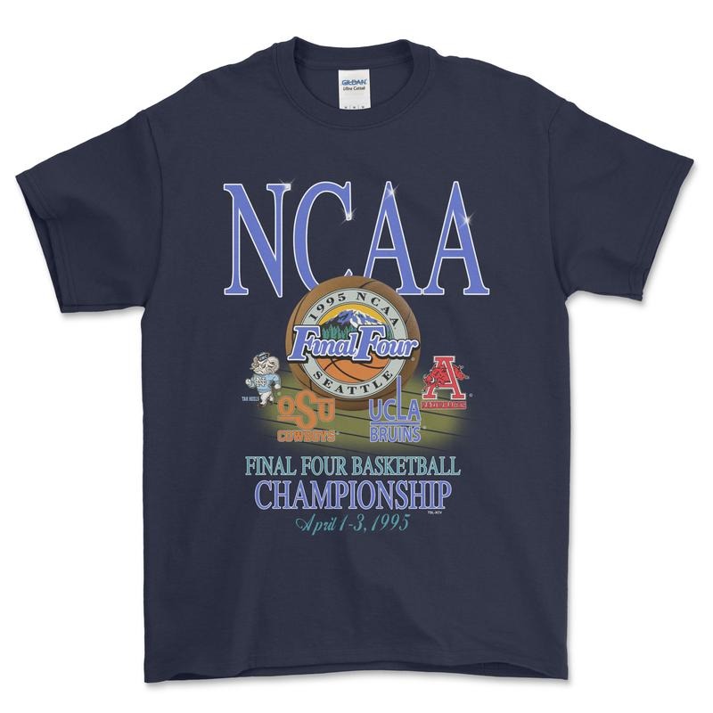 1995 NCAA Final Four Championship T-Shirt, graphic vintage sports tees for men Hoodie, Sweatshirt | PureTeeCo.com