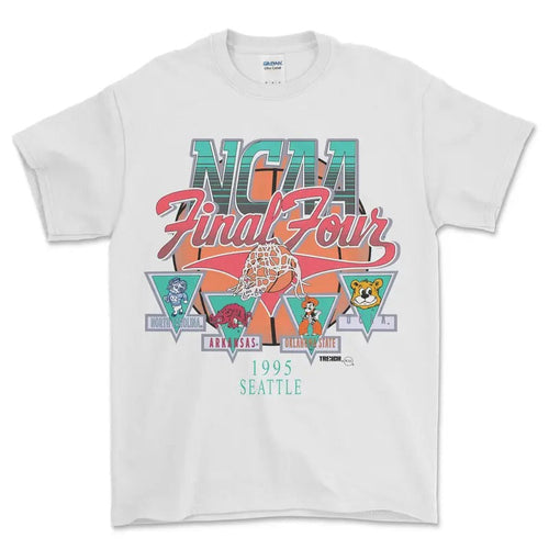 1995 NCAA Final Four Seattle T-Shirt, graphic vintage sports tees for men Hoodie, Sweatshirt | PureTeeCo.com