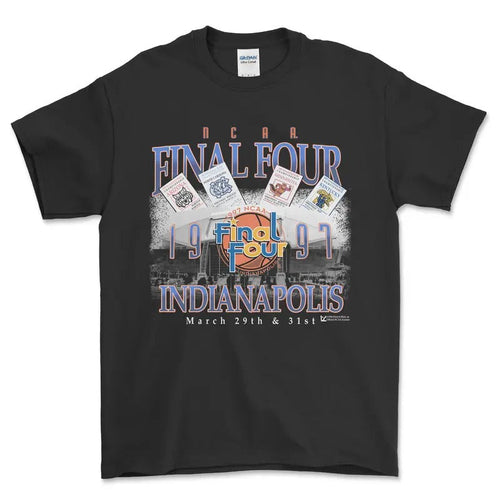 1997 NCAA Final Four Indianapolis T-Shirt, graphic vintage sports tees for men Hoodie, Sweatshirt | PureTeeCo.com