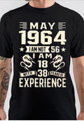 Born In May 1964 T-Shirt Hoodie, Sweatshirt | PureTeeCo.com