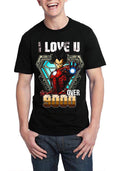 I Love U Over 9000 Black Half Sleeve T-Shirt Hoodie, Sweatshirt | PureTeeCo.com