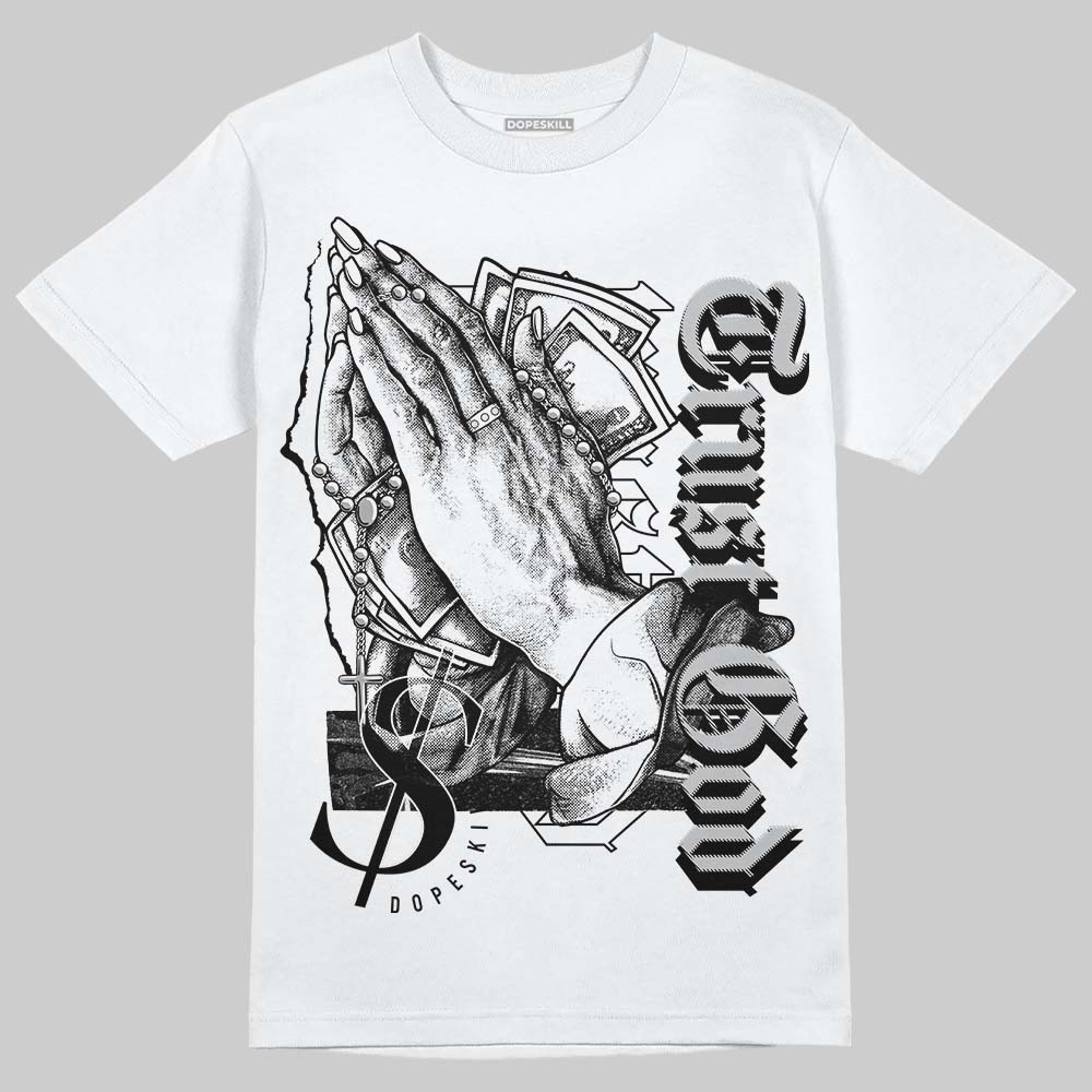 Dunk Low Panda White Black DopeSkill T-Shirt Trust God Graphic Hoodie, Sweatshirt | PureTeeCo.com (Image 2)