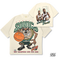 Taz SuperSonics Tee Hoodie, Sweatshirt | PureTeeCo.com (Image 1)