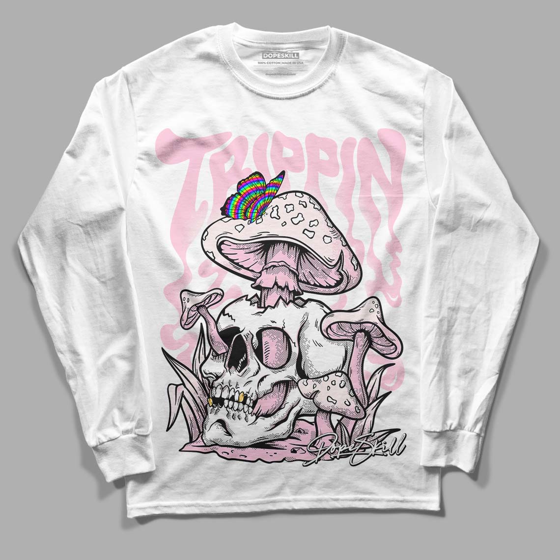 Dunk Low Pink Foam DopeSkill Long Sleeve T-Shirt Trippin Graphic Hoodie, Sweatshirt | PureTeeCo.com (Image 2)