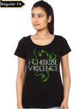 I Choose Violence Black T-Shirt Hoodie, Sweatshirt | PureTeeCo.com
