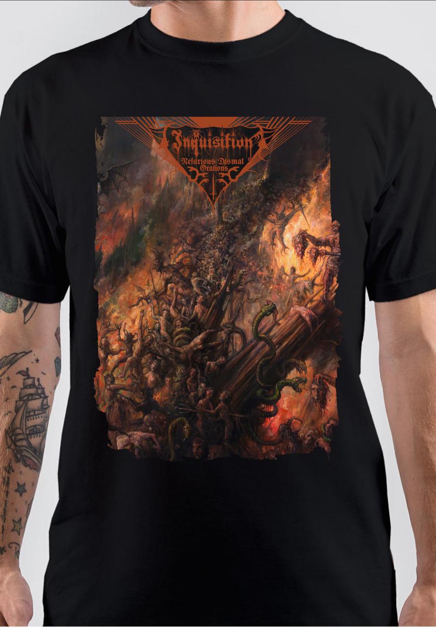 Inquisition Band T-Shirt Style001 Hoodie, Sweatshirt | PureTeeCo.com