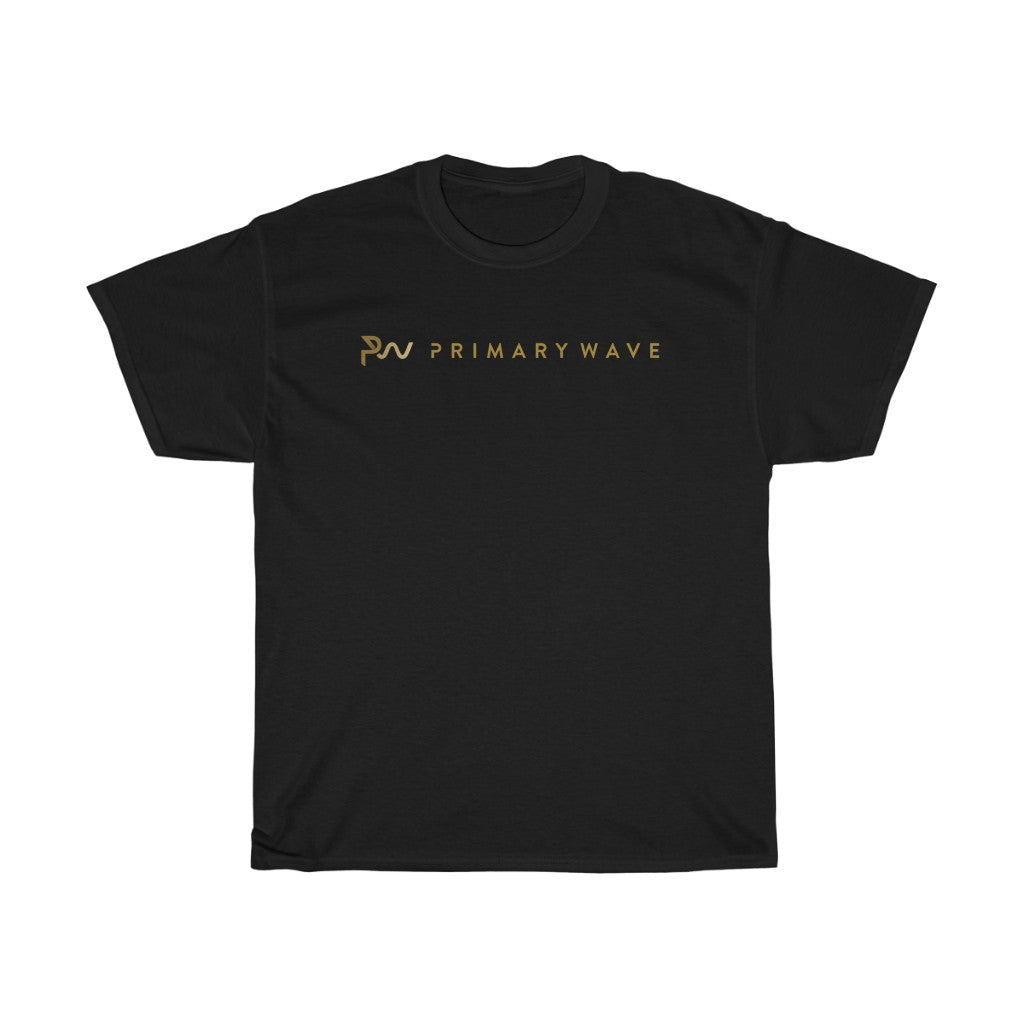 Primary Wave - Gold Logo Tee Hoodie, Sweatshirt | PureTeeCo.com (Image 1)