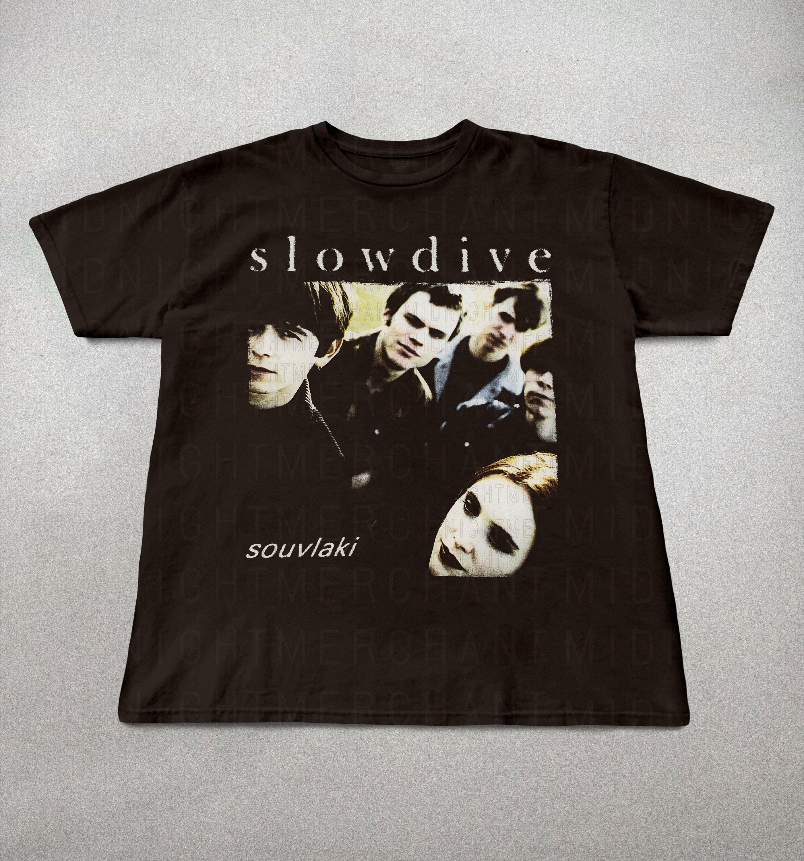 Slowdive Soulvaki 90s Band Tees Alt Rock Band Tee 90s Sheogaze Slowdive Band Tee Retro (3)