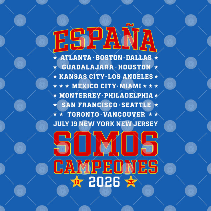 Spain Somos Campeones World Cup 2026 T Shirt