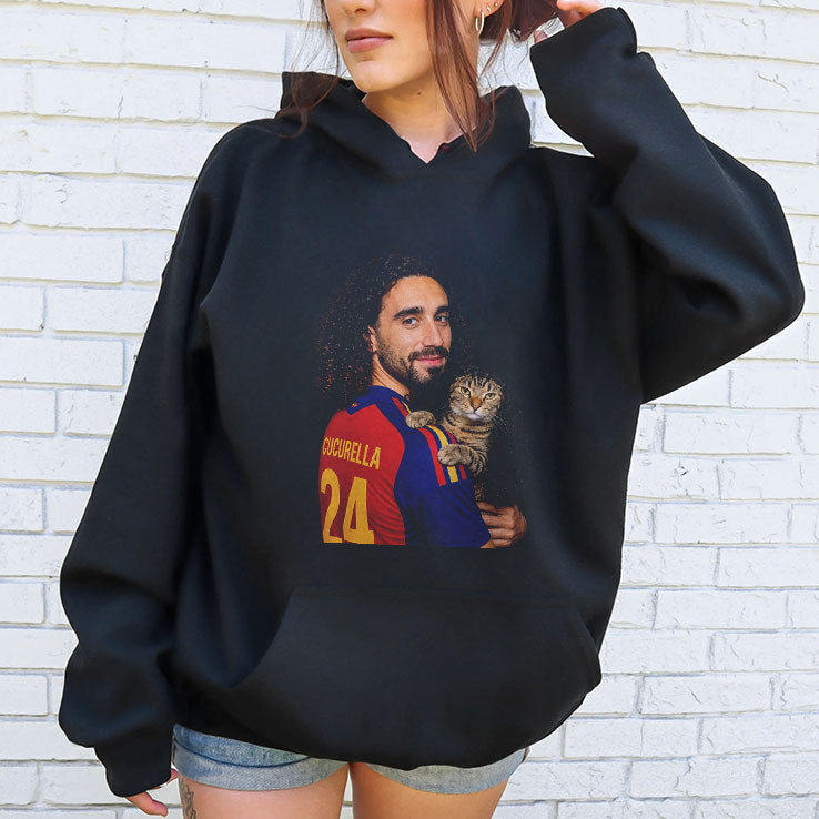 Marc Cucurella Cat and Messi Spain Champions Meme T Shirt