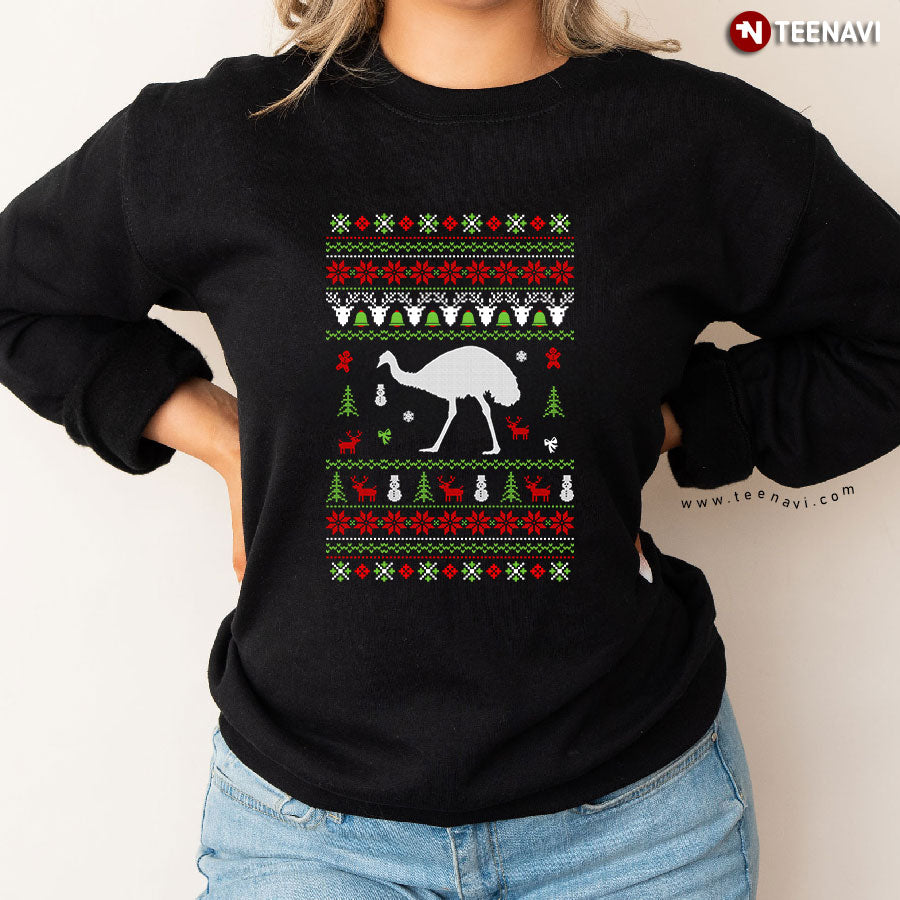 Emu Ugly Christmas Sweater Sweatshirt