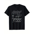 2 Fishes 5 Breads 5000 Chosen Against The Current T-Shirt, Cotton, Halloween Thanksgiving Christmas Gift for Men Family...