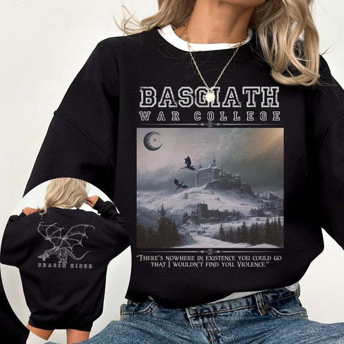 2 Slide Design, Basgiath War College, Dragon Rider Shirt, Xaden Riorson, Fourth Wing Shirt, Basgiath , Iron Flame Tee,...