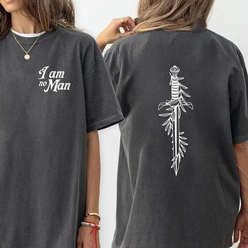2 Slides, Fantasy Reader T-Shirt, I Am No Man Shirt, Fantasy Merch, Reading Fandom t-shirt, Literature, Book Lover...