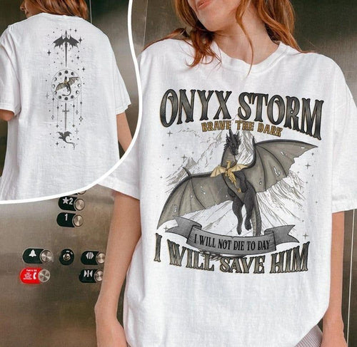 2 Slides, Fourth Wing Series T-Shirt , Onyx Storm, Dragon Rider, Bookish Tee Gift For Book Lover, Violet Sorrengail ,...